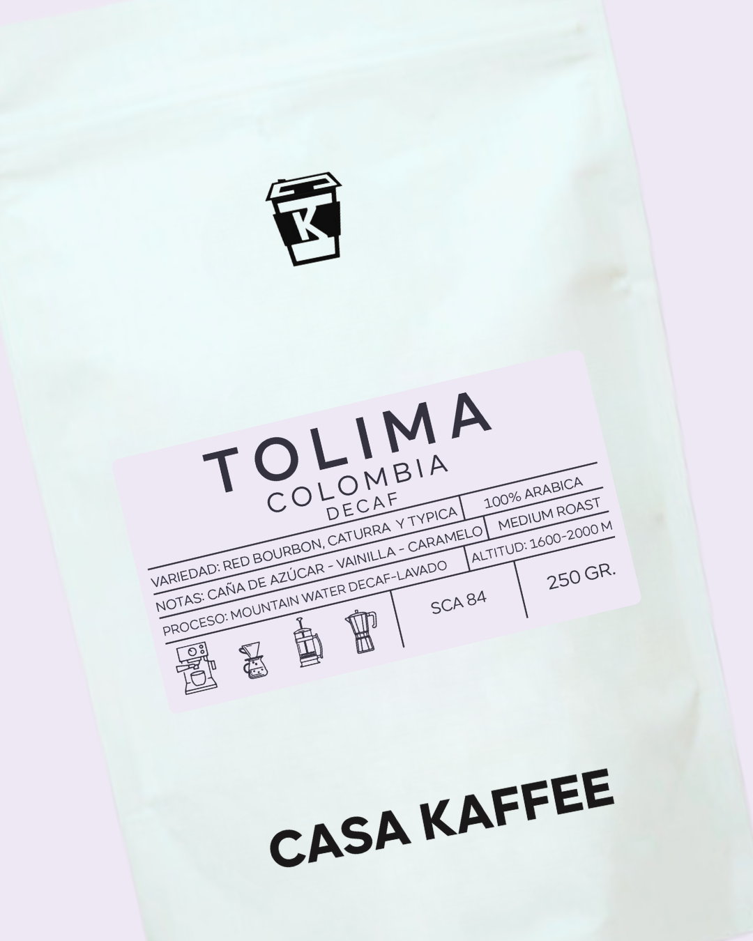 COLOMBIA TOLIMA DECAF - Casa Kaffee