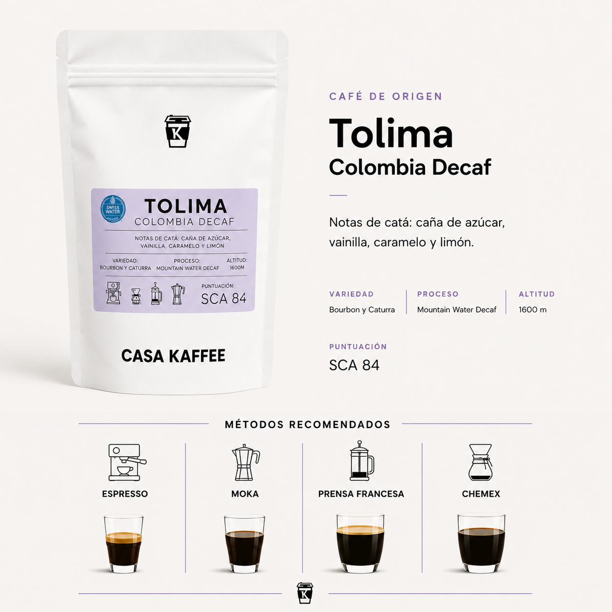 COLOMBIA TOLIMA DECAF