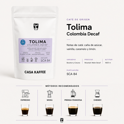 COLOMBIA TOLIMA DECAF