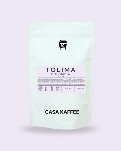 COLOMBIA TOLIMA DECAF - Casa Kaffee 